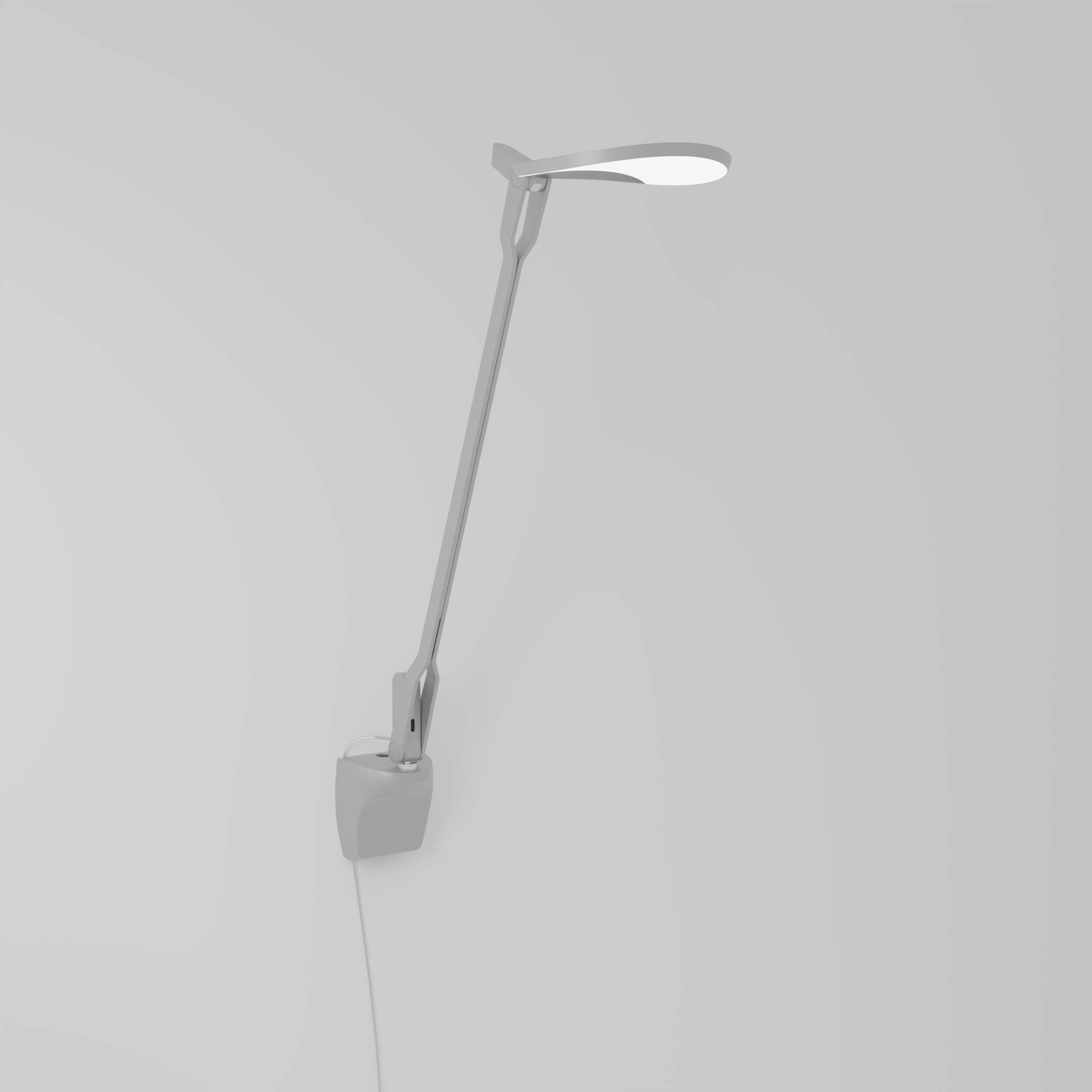 Splitty Pro Gen 2 Wall Mount Desk Lamp Wall Light in Silver
